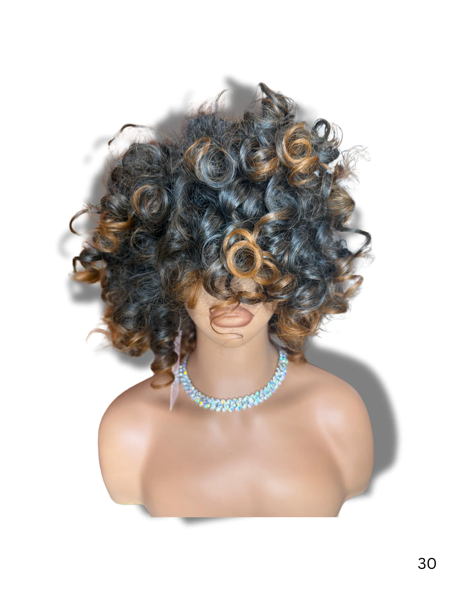 Defined curly synthetic wig GYVYN Decatur GA
