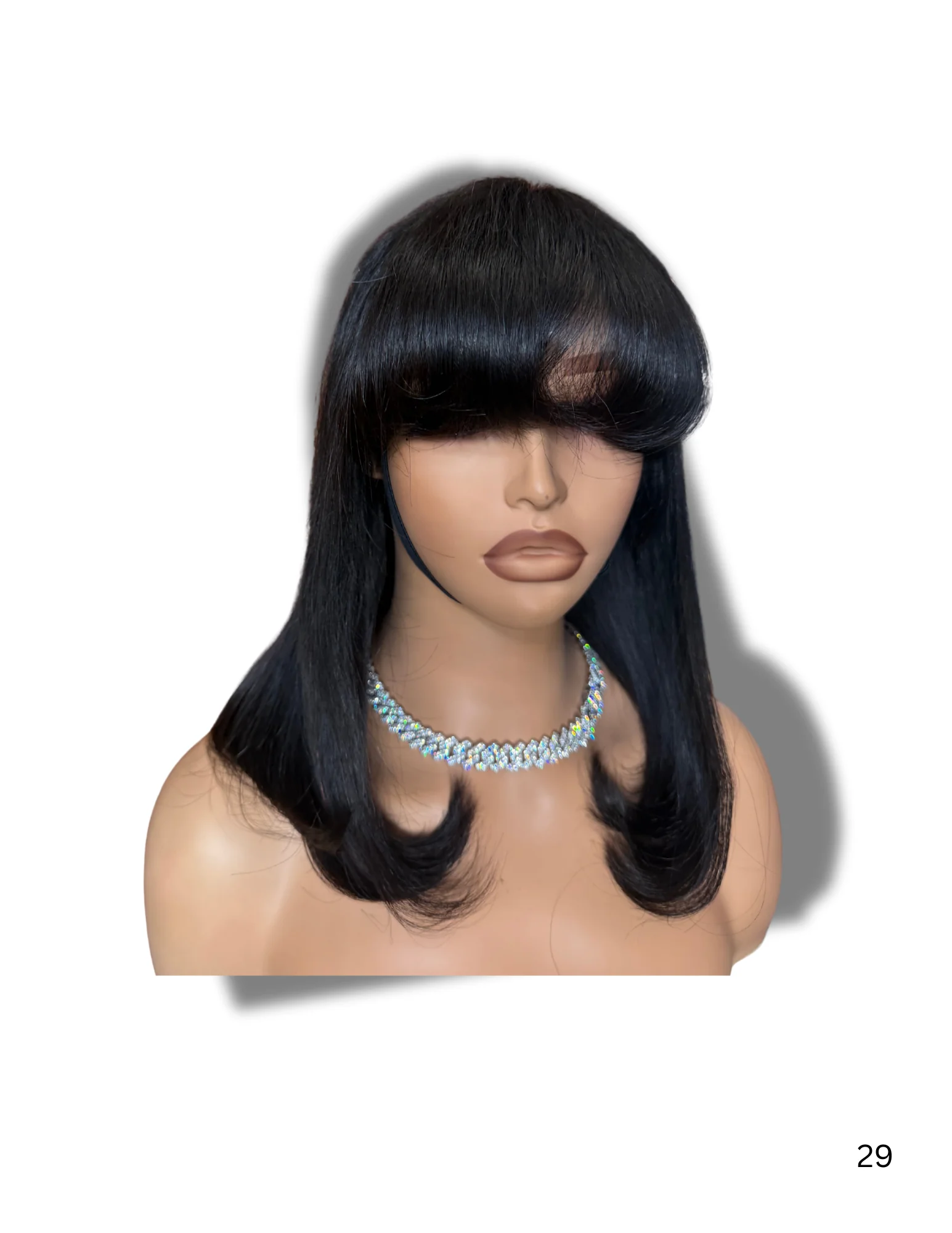 Human hair bang wig GYVYN Decatur GA