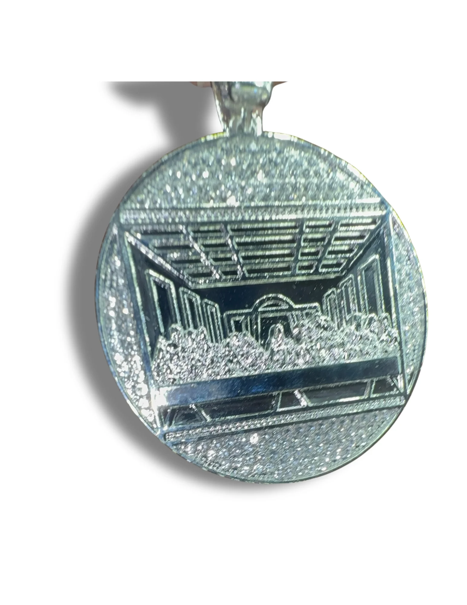 Silver last supper pendant GYVYN Decatur GA