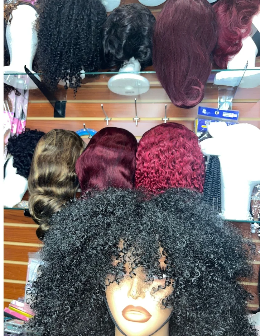 wig wall - GYVYN Beauty Supply Decatur GA